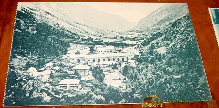 Antigua postal de capdella-  central hidroelectrica, calle de los empleados y valle de flamisell-hae