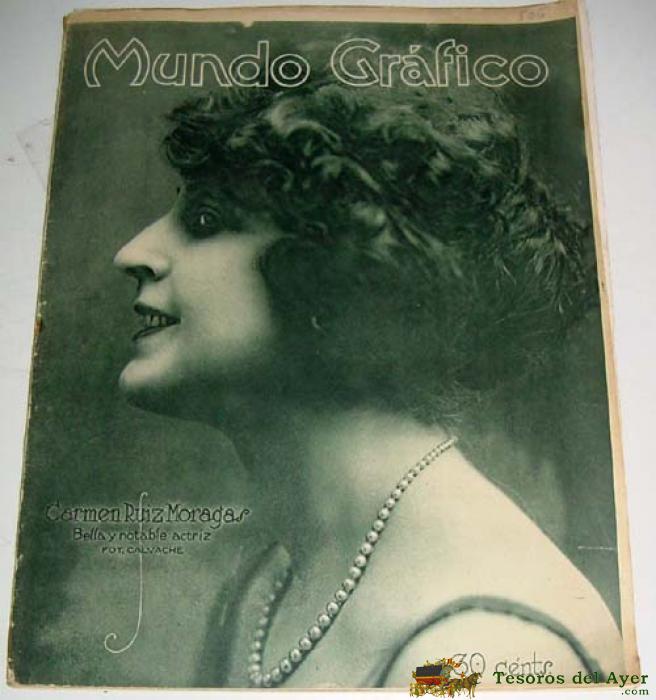 Antigua revista - mundo grafico - años 20 - muchas fotos de actualidad - campaña de marruecos