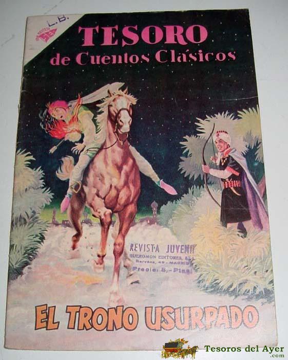 Tesoro de cuentos clasicos - el trono usurpado - revista sea - editorial novaro - ver en la otra fot