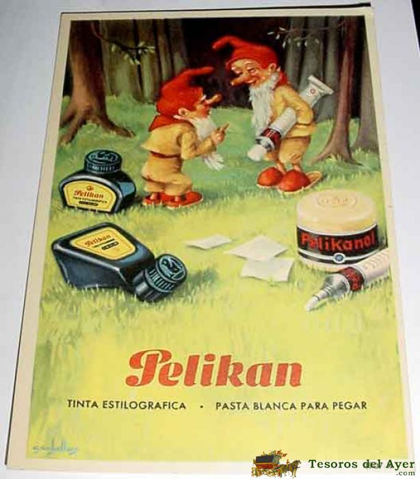 Antiguo secante pelikan - numero 1907 r
