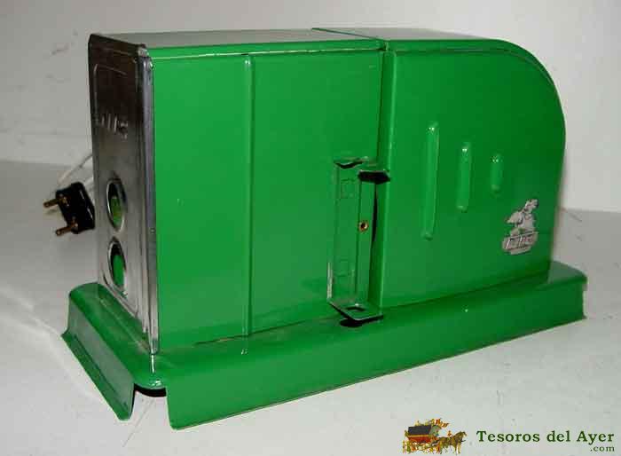 Antiguo proyector de cine infantil super nic - funcionando bien - todo de chapa